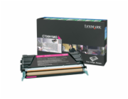 Lexmark C736, X736, X738 Magenta High Yield Return Programme Toner Cartridge (10K)