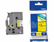 Brother paska do stitkovace TZE-641 zluta/cerna 18 mm