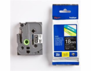 Páska Brother TZE-345, 18mm, černá/bílá, laminovaná, délka 8m
