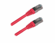 XtendLan patch kabel Cat5E, FTP - 1m, červený (prodej po 10 ks)