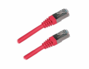 XtendLan patch kabel Cat6A, SFTP, LS0H - 0,25m, červený (prodej po 10 ks)