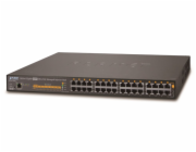 Planet UPOE-1600G Ultra PoE+ injektor, 16 portů, Gigabit, IEEE 802.3at <600W (60W/port), scheduler+watchdog