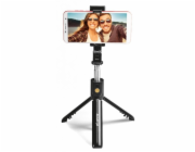 Aligator Selfie Tripod HA12 Teleskopická selfie tyč černá