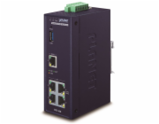 Planet IVR-100 Router/firewall VPN/VLAN/QoS, 2xWAN(SD-WAN), 3xLAN, IP30, -40 až +75°C, 9-48VDC
