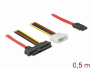 DeLOCK Adapterkabel SAS SFF-8482 > SATA 7Pin