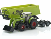 Traktor SIKU FARMER s čelním nakladačem, panenka a sklápěč, model vozidla