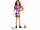 Lalka Barbie Opiekunka + bobas + akcesoria GRP11