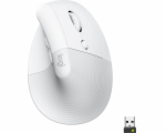 Logitech LIFT Left Vertical Ergonomic Mouse 910-006475 Logitech Lift Vertical Ergonomic Mouse - White Vertikální myš, optická, 6 tlačítek, bezdrátová, Bluetooth