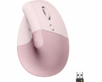 Logitech Lift Vertical Ergonomic Mouse for Business, Pink