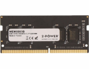 2-Power SODIMM DDR4 8GB 2400MHz CL17 MEM5503B 2-Power 8GB PC4-19200S 2400MHz DDR4 CL17 Non-ECC SoDIMM 2Rx8 (DOŽIVOTNÍ ZÁRUKA)
