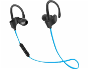 Bluetooth sportovní sluchátka černá a modrá