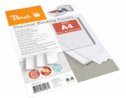 PEACH Thermal Binding Covers A4 1.5mm, white 20ks