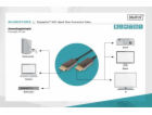 Hybridní optický kabel Digitus DisplayPort AOC, UHD 8K