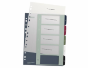 LEITZ Rejstříky  Style - popisovatelné na PC, A4+ MAXI 1-5