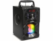 Přenosný Audiocore AC730 rádio SD MMC aux in USB osvětlení dálkové ovládání teleskopická anténa připojení mikrofonu