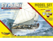 Model plastikowy Polski Jacht Typu Kecz Bermudzki 1/50