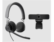 Logitech Wired Personal Video CollabKit - GRAPHITE - EMEA - TEAMS