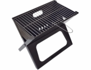 Blaupunkt GC201 gril na dřevěné uhlí do kufru 42,5 cm x 26,5 cm