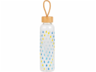 Cambridge CM06991 Raindrops Glass Bottle 550ml with Bambo...