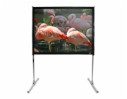 ELITE SCREENS plátno mobilní stativ 150" (381cm)/ 4:3/ 228,6×304,8cm/ gain 1.1/ CineWhite