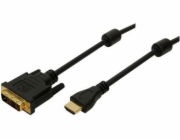 LogiLink HDMI - DVI-D kabel 2m černý (CH0004)