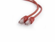 Gembird patch kabel Cat6 UTP, 0.5 m, červený
