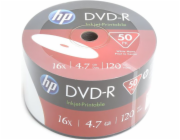 DVD-R HP 4,7 GB (120min) 16x Inkjet Printable 50-spindle bulk