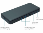 Univerzální dokovací stanice SD4839P USB-C a USB 85W Powe...