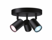 WiZ IMAGEO 3x nastavitelná bodová kulatá deska, LED světlo