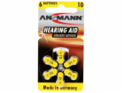 1x6 Ansmann Zinc-Air 10 (PR 70) Baterie naslouchatka