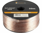 Libox Reproduktorový kabel 2x1,50mm LB0008-50 audio kabel 50 m Testováno