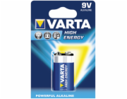 50x1 Varta High Energy 9V block 6 LR 61            