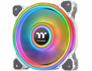 Ventilátor chladiče Thermaltake Riing Quad 12 RGB TT Premium Edition s jedním ventilátorem – bílý, skříňový ventilátor