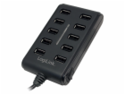 LogiLink 10portový USB 2.0 HUB s vypínačem ON/OFF UA0125