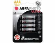 AgfaPhoto Ultra alkalická baterie 1.5V, LR03/AAA, 4ks 