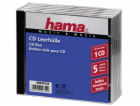 1x5 Hama CD-Box Jewel-Case 44744