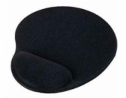Podložka pod myš ergonomická, gelová, pro praváky, černá