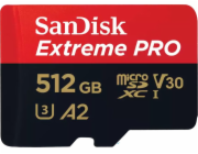 SanDisk microSDXC          512GB Extreme Pro A2 C10 V30 UHS-I U3