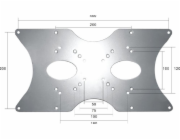 Neomounts  FPMA-VESA400 / VESA Adaptér / VESA (50,75,100, 200x100) mm na (200, 120x180, 400x200) mm / Stříbrný