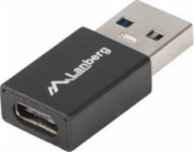 Lanberg USB A USB adaptér – USB C černý (AD-UC-UA-01)