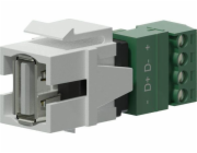 Keystone USB 2.0 adaptér 0 A-4 Track elektrická kostka