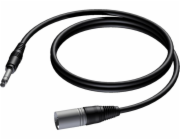 Kabel XLR samec - 6,3 mm Stereo Jack 1,5 m