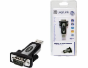 USB LogiLink USB adaptér – RS-232 černý (AU0034)