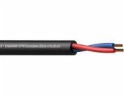 2X1,5MM reproduktorový kabel 16 AWG EN50399 CPR Euroclass B2ca-s1b, d0, a1 300M