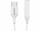 Audio adaptér - USB typ 3.1 C (M) - Jack 3,5 mm (F) - bíl...