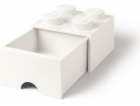 Room Copenhagen LEGO Brick Drawer 4 bílá, úložný box