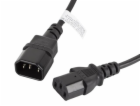 LANBERG IEC 320 C13 na C14 kabel 1.8M černý  
