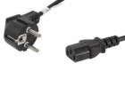 Lanberg CEE 7/7 napájecí kabel – IEC 320 C13, 1,8 m, čern...