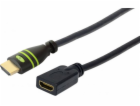 TECHLY 106824 Monitor extension cable HDMI-HDMI M/F 0.2m ...
