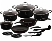BerlingerHaus BH-6129 Black Professional Line sada nádobí s nepřilnavým povrchem 15ks